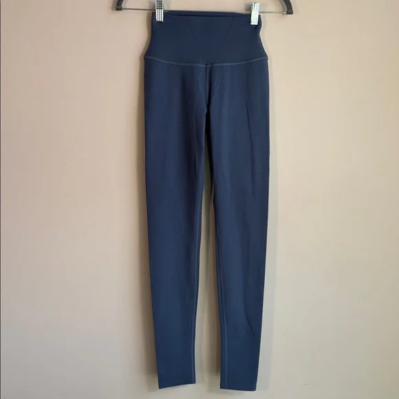 ALO Yoga Softsculpt High-Waist Legging in Bluestone - S - Picture 3 of 6